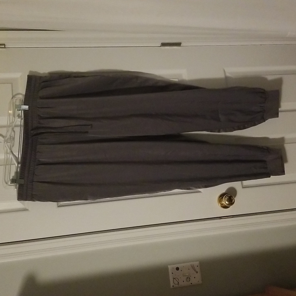 Grey/Silver metallic joggers